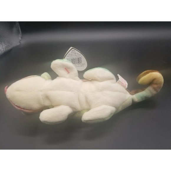  BEANIE BABY RAINBOW the Chameleon 1997 will come w/hang tag protector - Picture 4 of 8